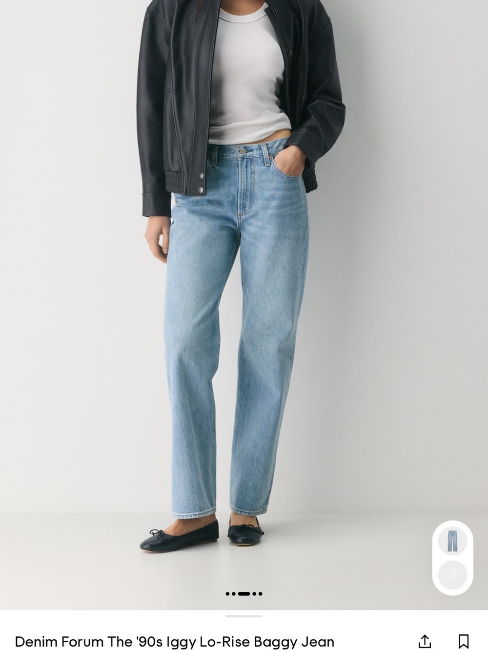 Aritzia Iggy 90s lo rise jeans